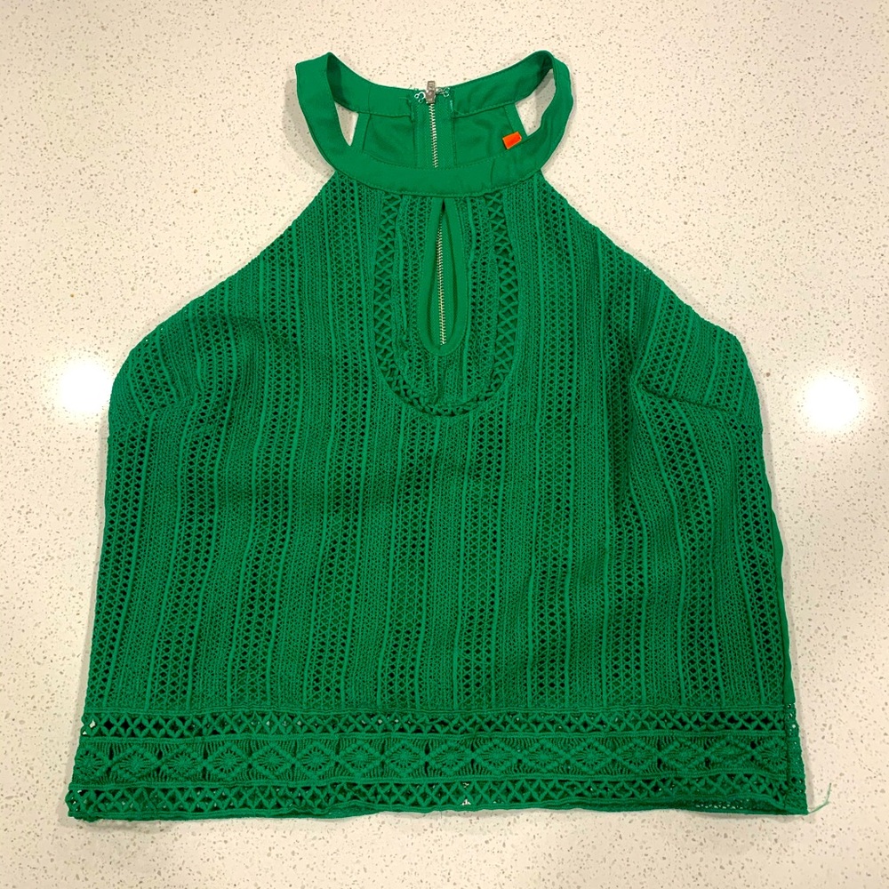 Green blouse